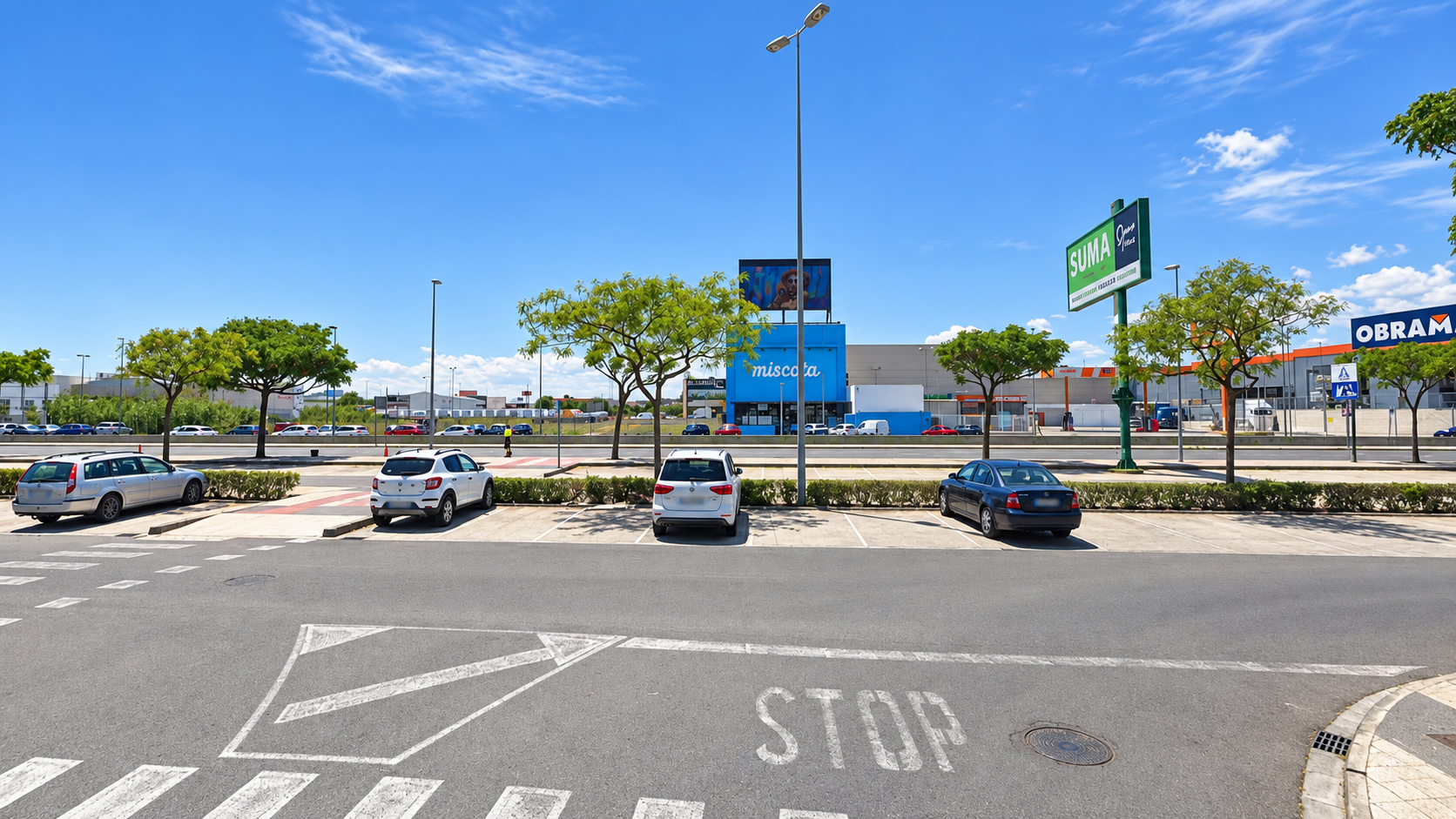 Vista del entorno comercial de Miscota Massanassa junto a IKEA Valencia–Alfafar
